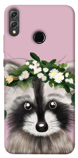 Чехол itsPrint Raccoon in flowers для Huawei Honor 8X