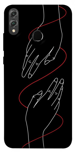 Чехол itsPrint Плетение рук для Huawei Honor 8X