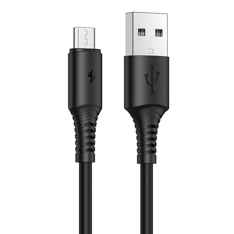 Дата кабель Borofone BX47 Coolway USB to MicroUSB (1m) дивитися фото №1