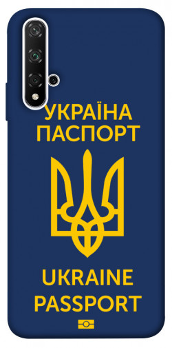 Чехол itsPrint Паспорт українця для Huawei Honor 20 / Nova 5T