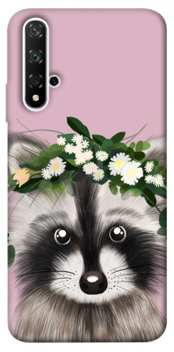Чехол itsPrint Raccoon in flowers для Huawei Honor 20 / Nova 5T