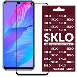 Захисне скло SKLO 3D (full glue) для Huawei Y8p (2020) / P Smart S