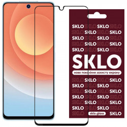 Захисне скло SKLO 3D (full glue) для TECNO POP 5