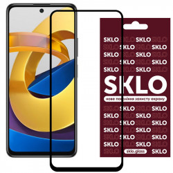 Захисне скло SKLO 3D (full glue) для Xiaomi Poco M4 Pro 4G