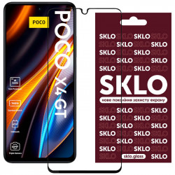Захисне скло SKLO 3D (full glue) для Xiaomi Poco X4 GT