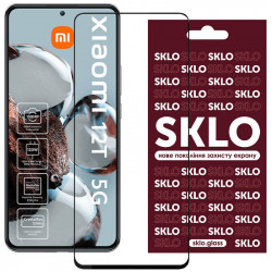 Захисне скло SKLO 3D (full glue) для Xiaomi 12T / 12T Pro