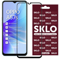Захисне скло SKLO 3D (full glue) для Oppo A57s / A77 / A77s