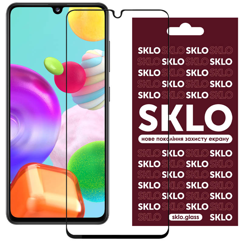 Загартоване захисне скло SKLO 3D Full Glue для Samsung Galaxy M14 5G | завтовшки 0.33 мм дивитися фото №1