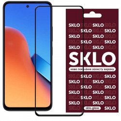 Захисне скло SKLO 3D (full glue) для Xiaomi Redmi 12 / Poco M6 Pro 5G
