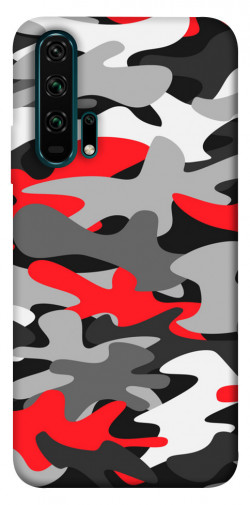Чехол itsPrint Красно-серый камуфляж для Huawei Honor 20 Pro