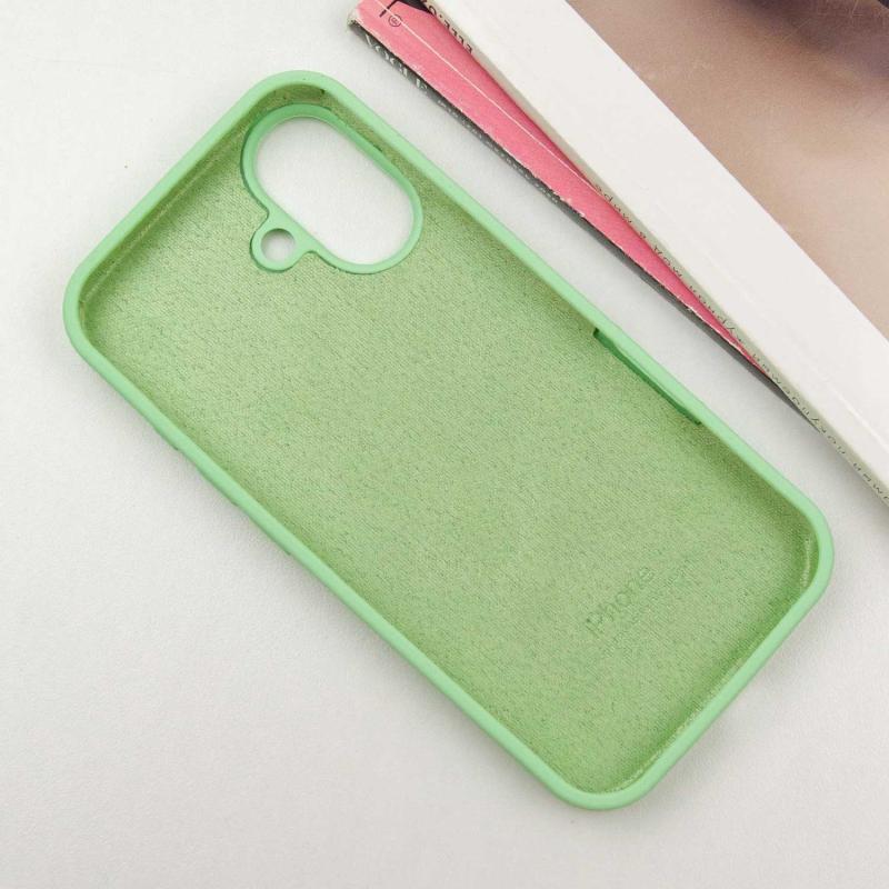 Чехол Silicone Case Full Protective (AA) для Apple iPhone 16 (6.1) на картинке №3