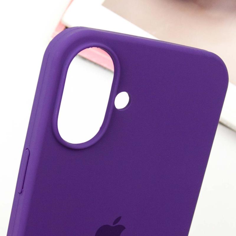 Чехол Silicone Case Full Protective (AA) для Apple iPhone 16 (6.1) на картинке №5