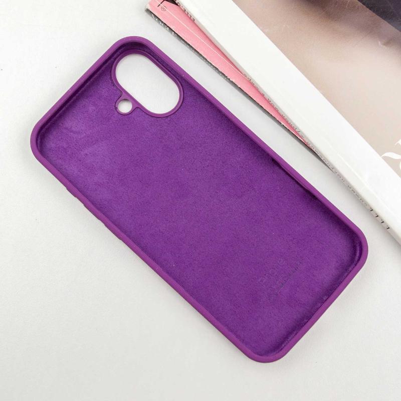 Чехол Silicone Case Full Protective (AA) для Apple iPhone 16 (6.1) на картинке №3