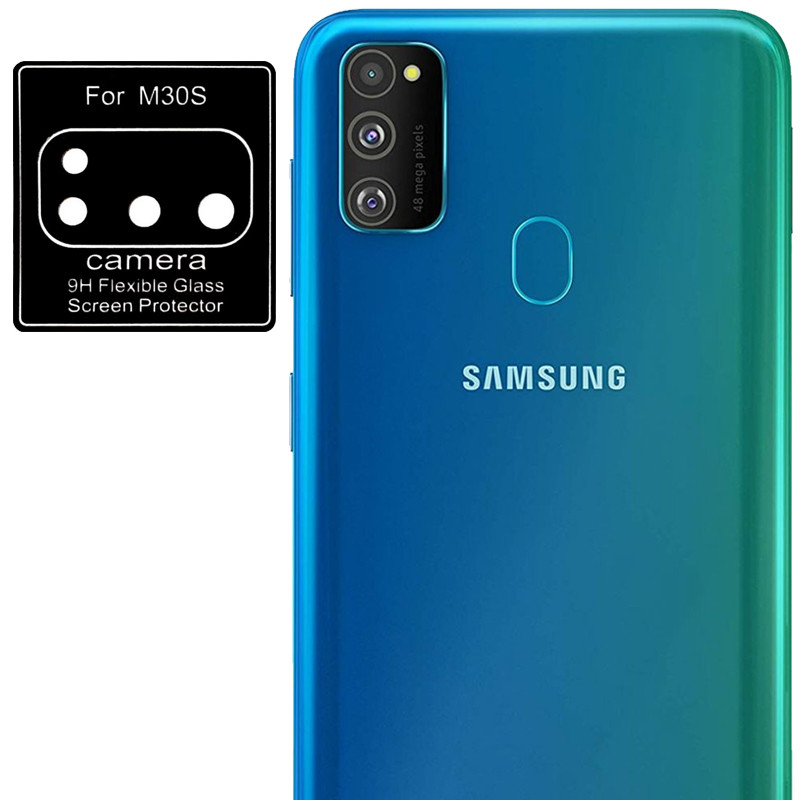 Гнучке захисне скло 0.18mm на камеру (тех.пак) для Samsung Galaxy M30s дивитися фото №1