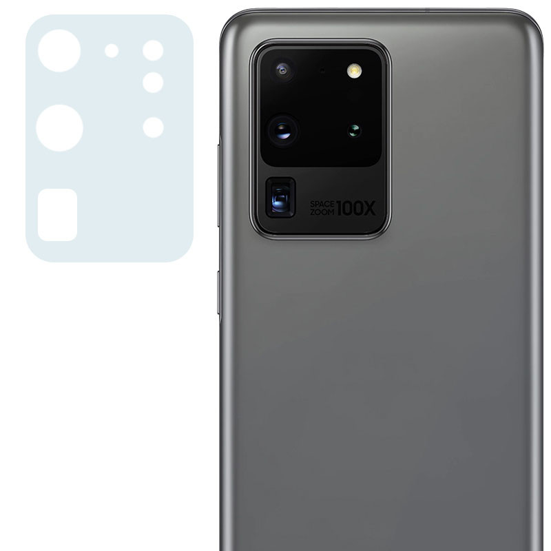 Гнучке захисне скло 0.18mm на камеру (тех.пак) для Samsung Galaxy S20 Ultra дивитися фото №1