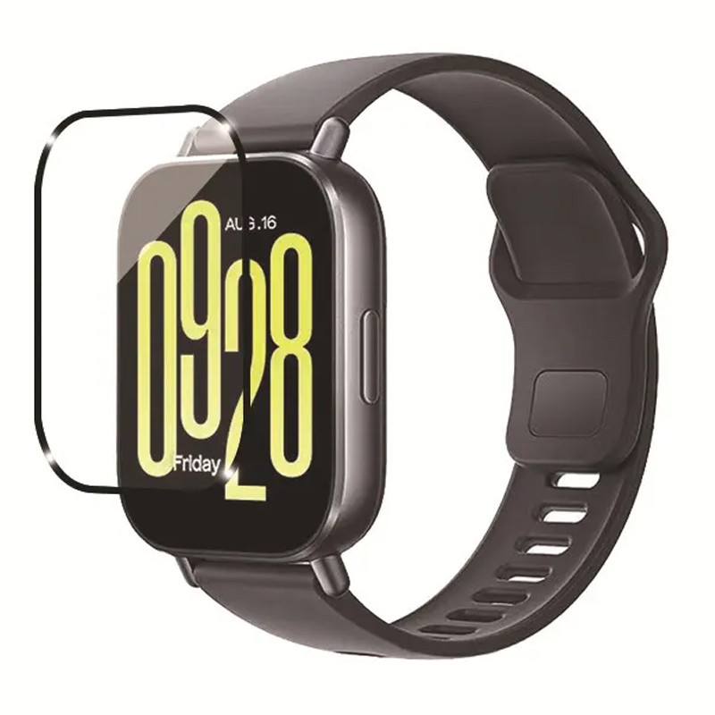 Полимерная пленка 3D (full glue) на экран для Xiaomi Redmi Watch 5 Active | с полной проклейкой на картинке №1