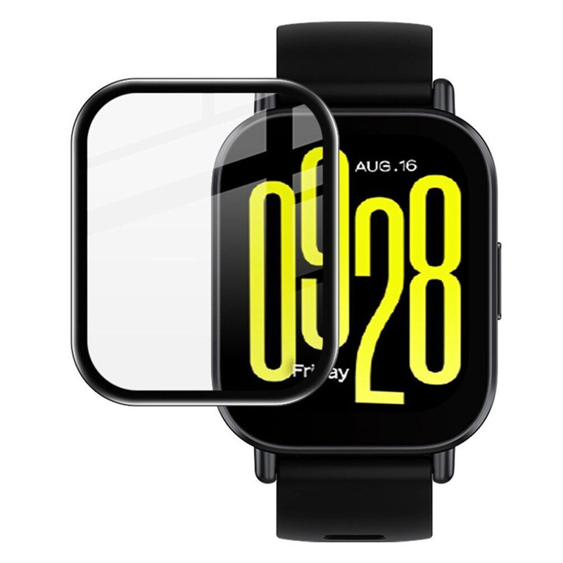 Полимерная пленка 3D (full glue) на экран для Xiaomi Redmi Watch 5 | с полной проклейкой на картинке №1