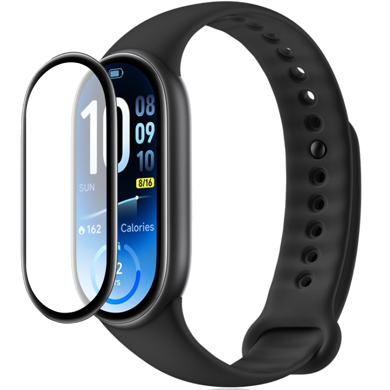 Полімерна плівка 3D (full glue) (тех.пак) для Xiaomi Mi Band 11, Броньована плівка, купити оптом з доставкою
