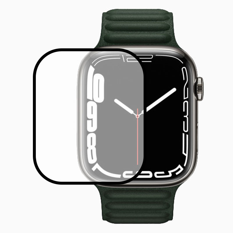 Полимерная пленка 3D (full glue) (тех.пак) для Apple Watch Ultra 1/2/3 49mm, Бронированная пленка, купить оптом с доставкой