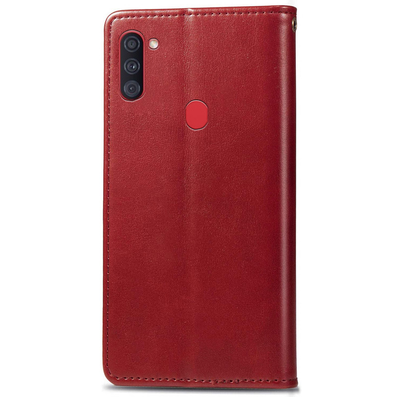 Шкіряний чохол книжка GETMAN Gallant (PU) для Samsung Galaxy A11 на малюнкі №3