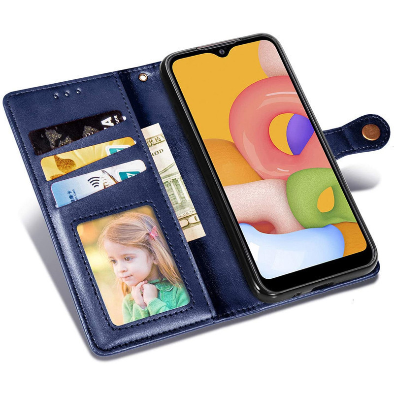 Шкіряний чохол книжка GETMAN Gallant (PU) для Xiaomi Redmi Note 12 4G Фотографія №3 Шкіряний чохол книжка GETMAN Gallant (PU) для Xiaomi Redmi Note 12 4G на малюнкі №3