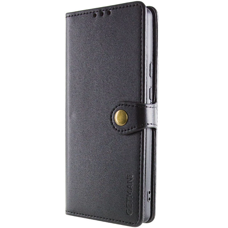 Кожаный чехол-книжка GETMAN Gallant (PU) для Samsung Galaxy S24 FE, Черный 2, Искусственная кожа, купить оптом с доставкой