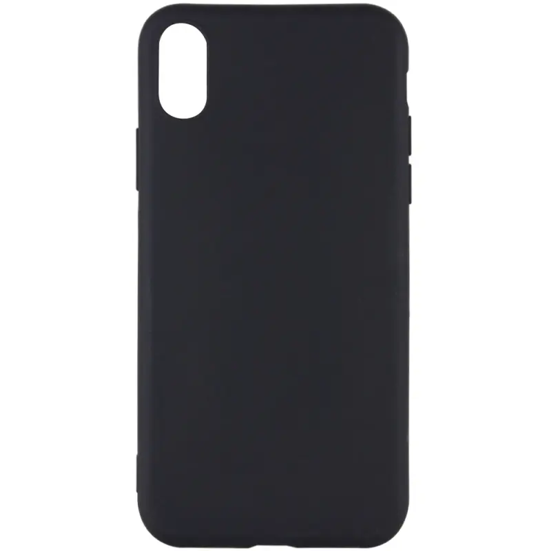 Чехол TPU Epik Black для Apple iPhone X / XS (5.8"), Черный, TPU, купить оптом с доставкой