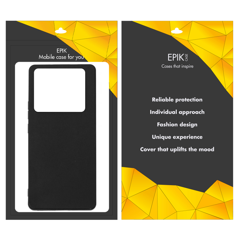 Чехол TPU Epik Black для Infinix Note 40 4G, Черный 1, TPU, купить оптом с доставкой