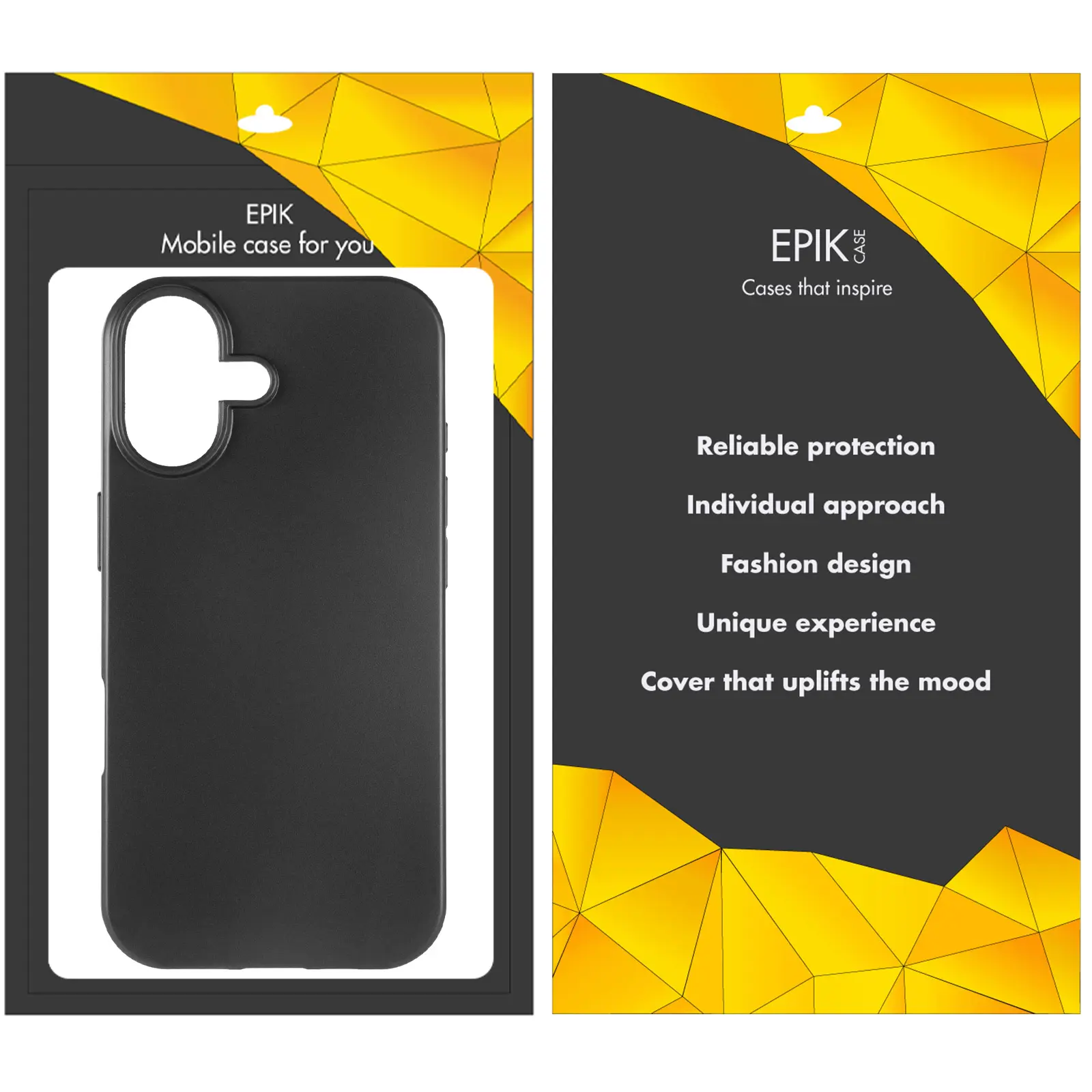 Чехол TPU Epik Black для Apple iPhone 17 (6.3"), Черный 5, TPU, купить оптом с доставкой