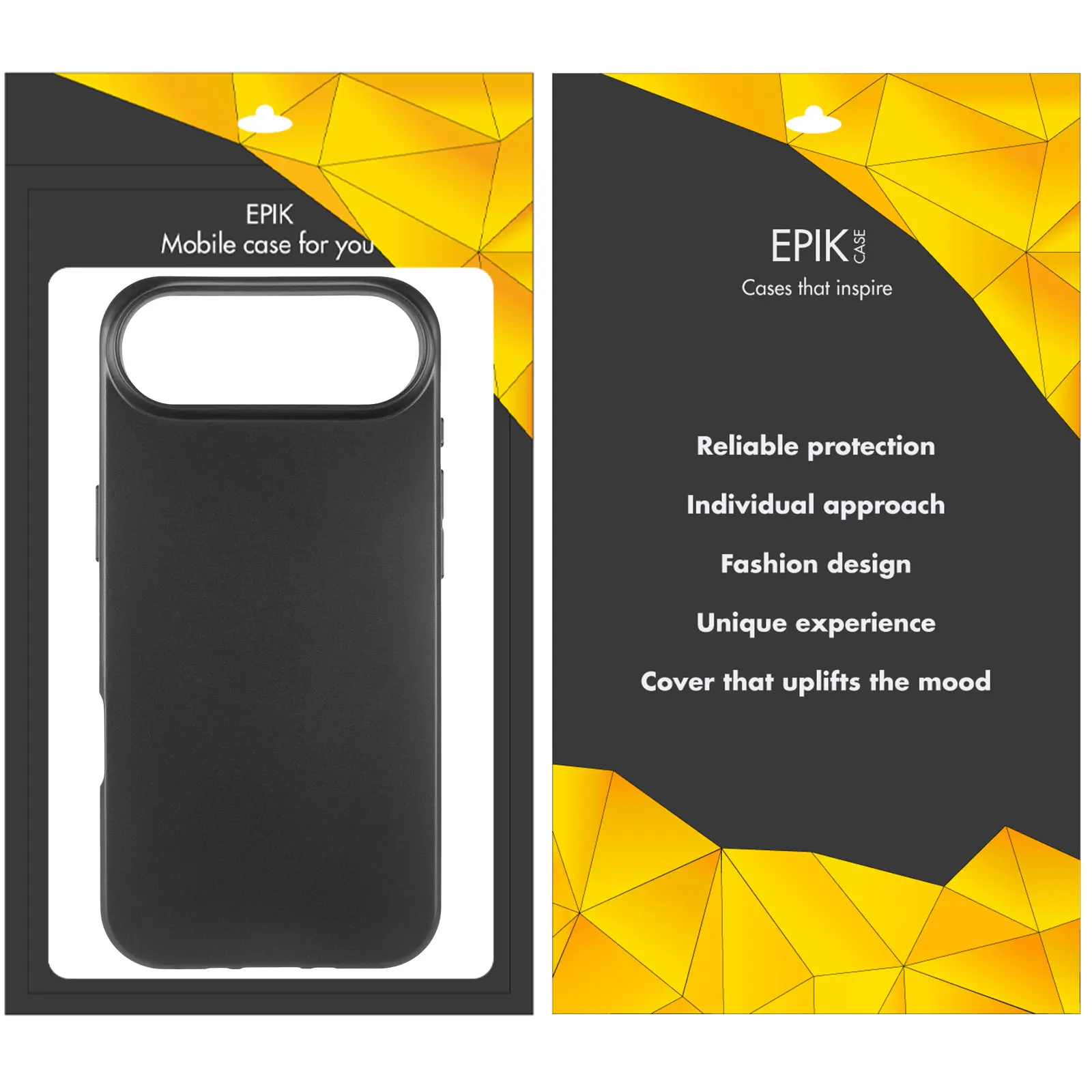 Чехол TPU Epik Black для Apple iPhone 17 Air (6.5"), Черный 5, TPU, купить оптом с доставкой