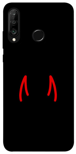 Чехол itsPrint Red horns для Huawei P30 lite