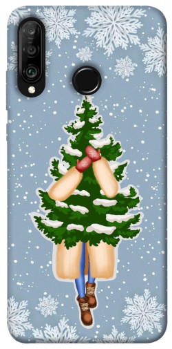Чехол itsPrint Christmas tree для Huawei P30 lite