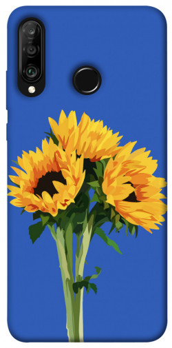 Чехол itsPrint Bouquet of sunflowers для Huawei P30 lite