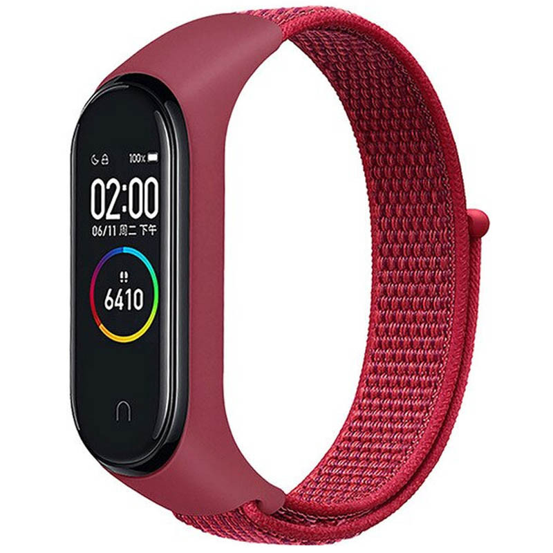 Ремінець Nylon для Xiaomi Mi Band 3/4/5/6/7 на малюнкі №1