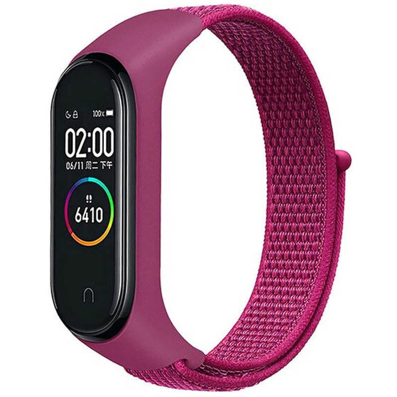 Ремінець Nylon для Xiaomi Mi Band 3/4/5/6/7 на малюнкі №1