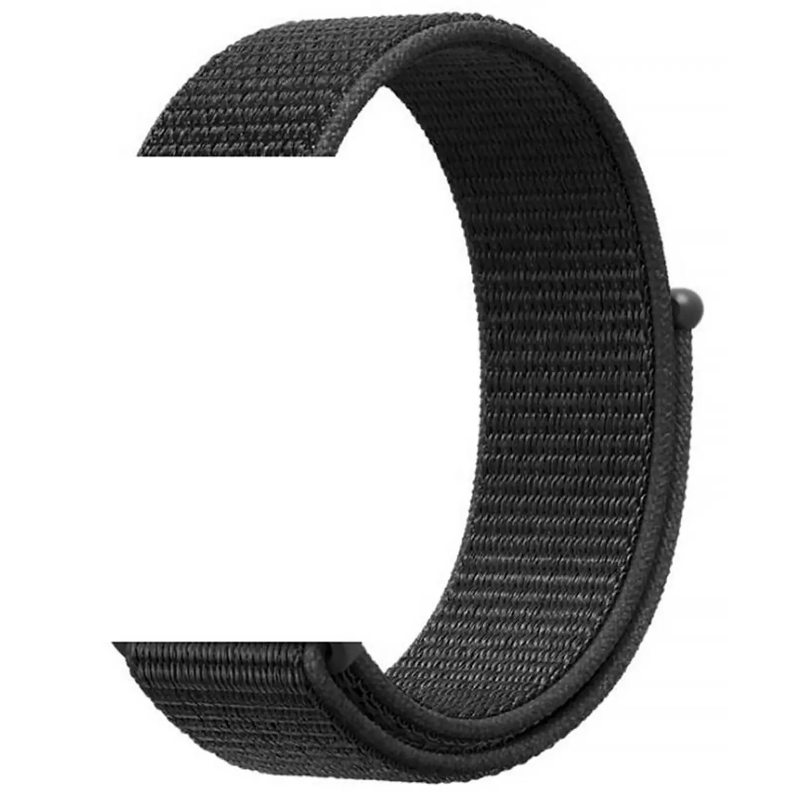 Ремінець Nylon для Smart Watch 22mm, Чорний / Black, Нейлон, купити оптом з доставкою