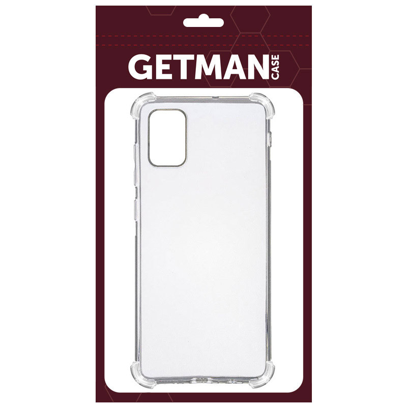 TPU чехол GETMAN Ease logo для Samsung Galaxy A31 | Усиленные углы с амортизацией на картинке №2