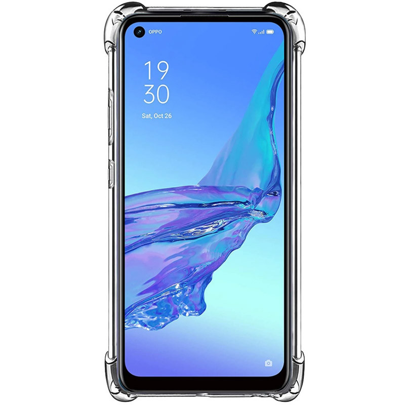 TPU чехол GETMAN Ease logo усиленные углы для Oppo A53 / A32 / A33, Бесцветный (прозрачный) 1, TPU, купить оптом с доставкой