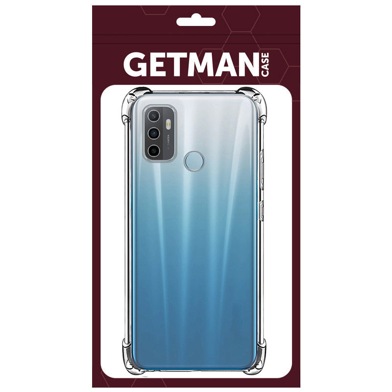 TPU чехол GETMAN Ease logo усиленные углы для Oppo A53 / A32 / A33, Бесцветный (прозрачный) 2, TPU, купить оптом с доставкой