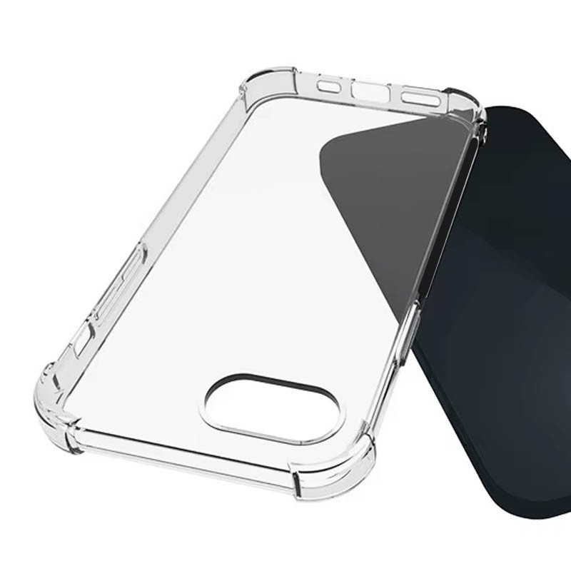 TPU чохол GETMAN Ease logo для Apple iPhone 16e (6.1) | Посилені кути з амортизацією на малюнкі №4