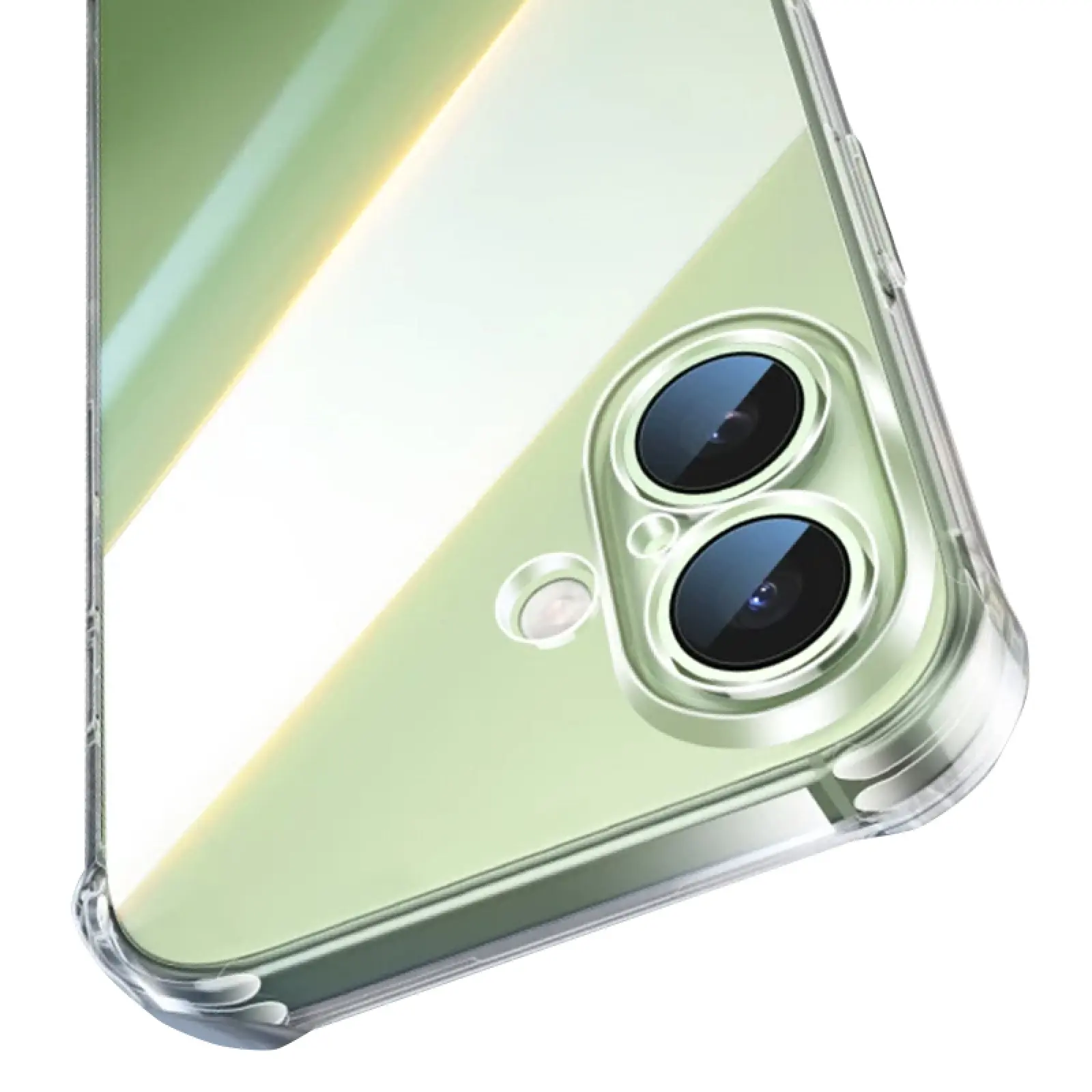 TPU чехол GETMAN Ease logo усиленные углы для Apple iPhone 17 (6.3"), Бесцветный (прозрачный) 3, TPU, купить оптом с доставкой