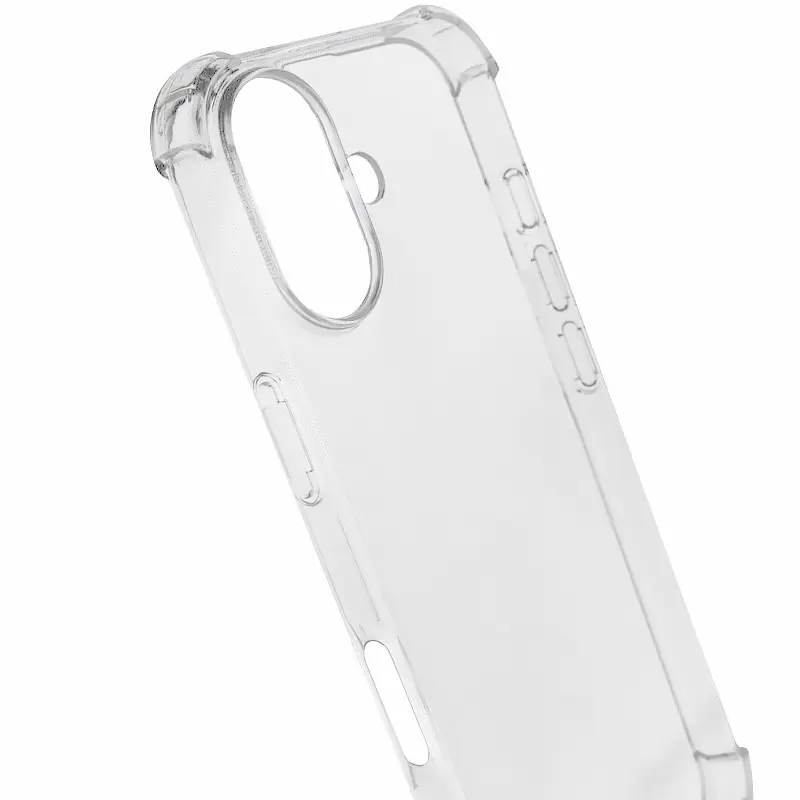 TPU чехол GETMAN Ease logo усиленные углы для Apple iPhone 17 (6.3"), Бесцветный (прозрачный) 5, TPU, купить оптом с доставкой