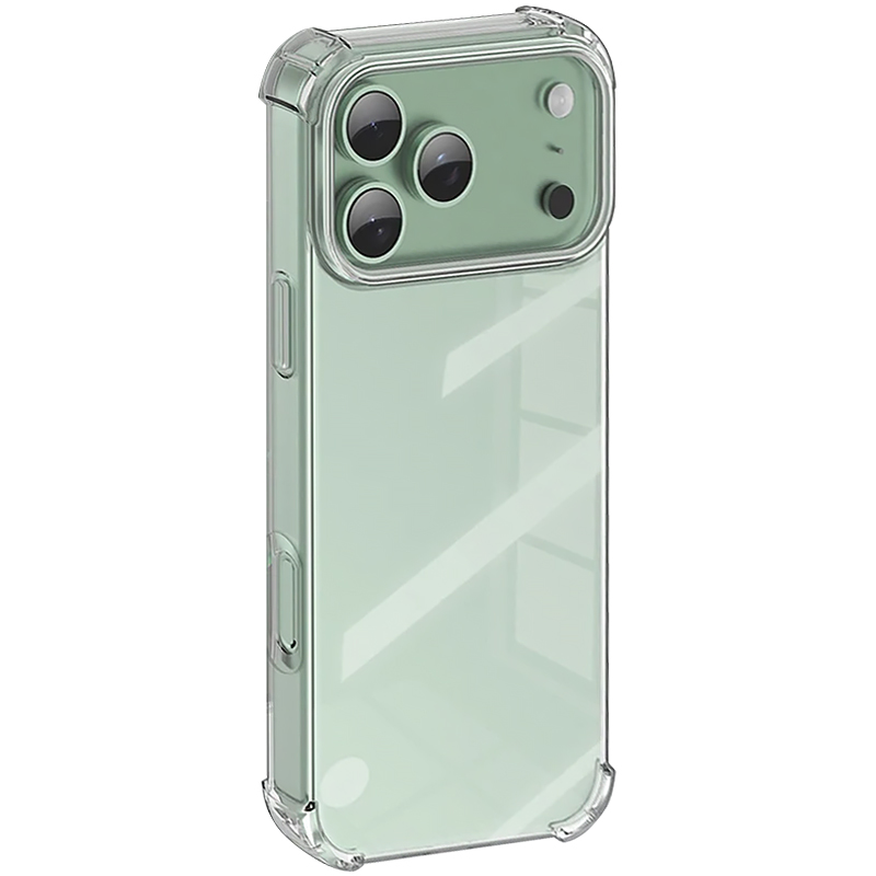 TPU чохол GETMAN Ease logo посилені кути для Apple iPhone 17 Pro Max / 18 Pro Max (6.9"), Безбарвний (прозорий) 2, TPU, купити оптом з доставкою