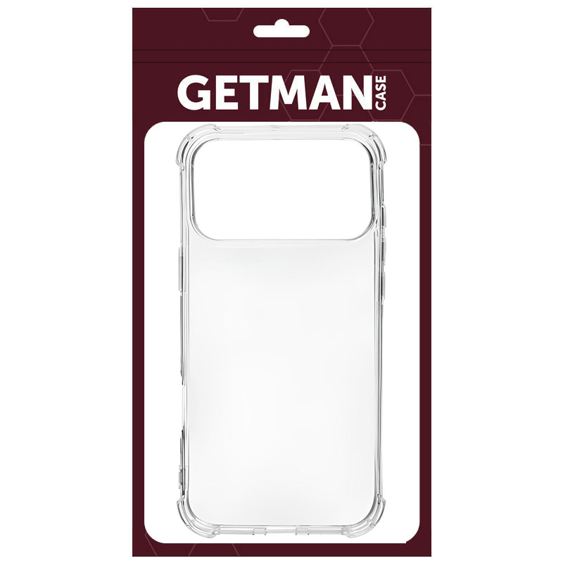 TPU чохол GETMAN Ease logo для Apple iPhone 17 Pro Max (6.9) | Посилені кути з амортизацією на малюнкі №8