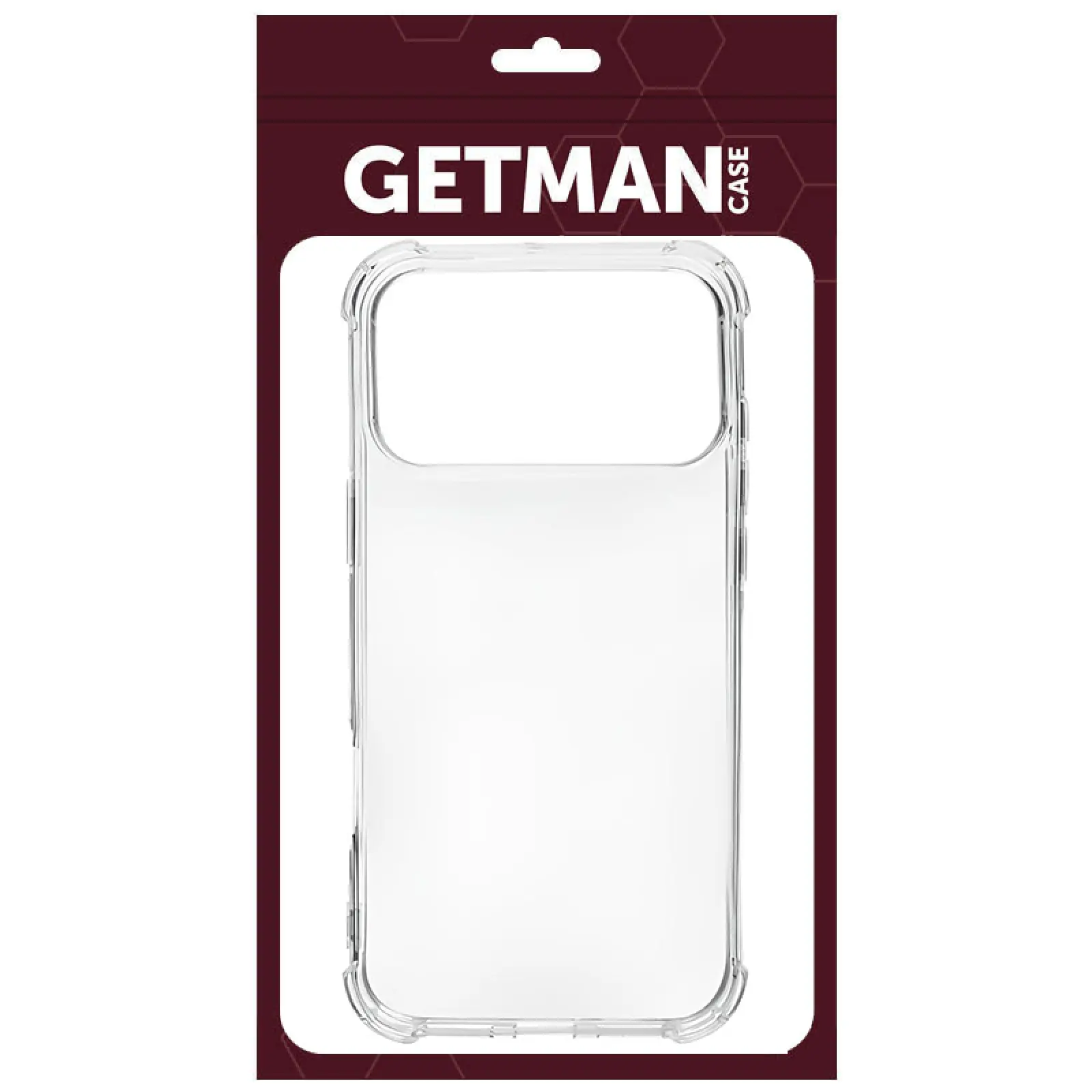 TPU чехол GETMAN Ease logo усиленные углы для Apple iPhone 17 Pro Max (6.9"), Бесцветный (прозрачный) 7, TPU, купить оптом с доставкой