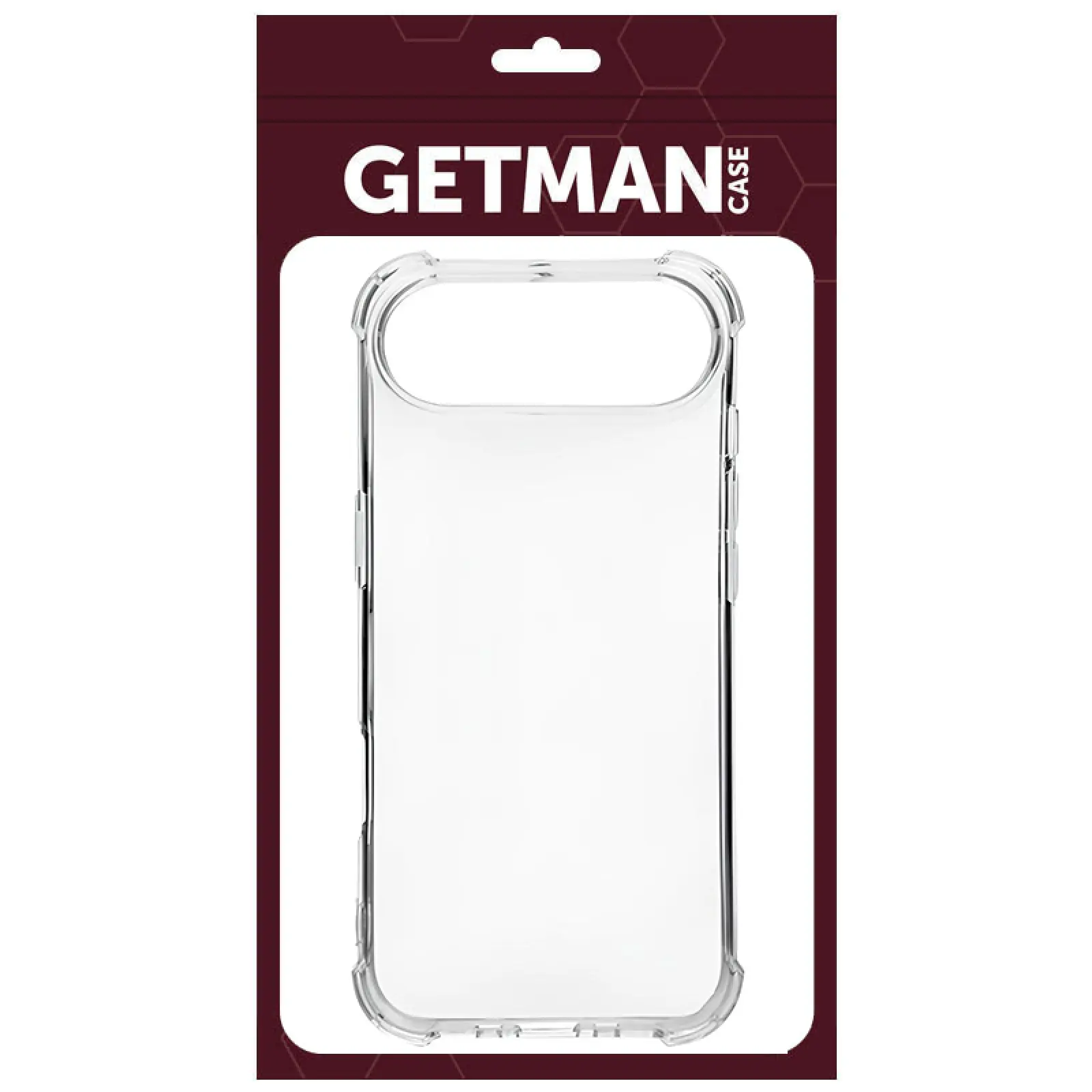 TPU чехол GETMAN Ease logo усиленные углы для Apple iPhone 17 Air (6.5"), Бесцветный (прозрачный) 7, TPU, купить оптом с доставкой
