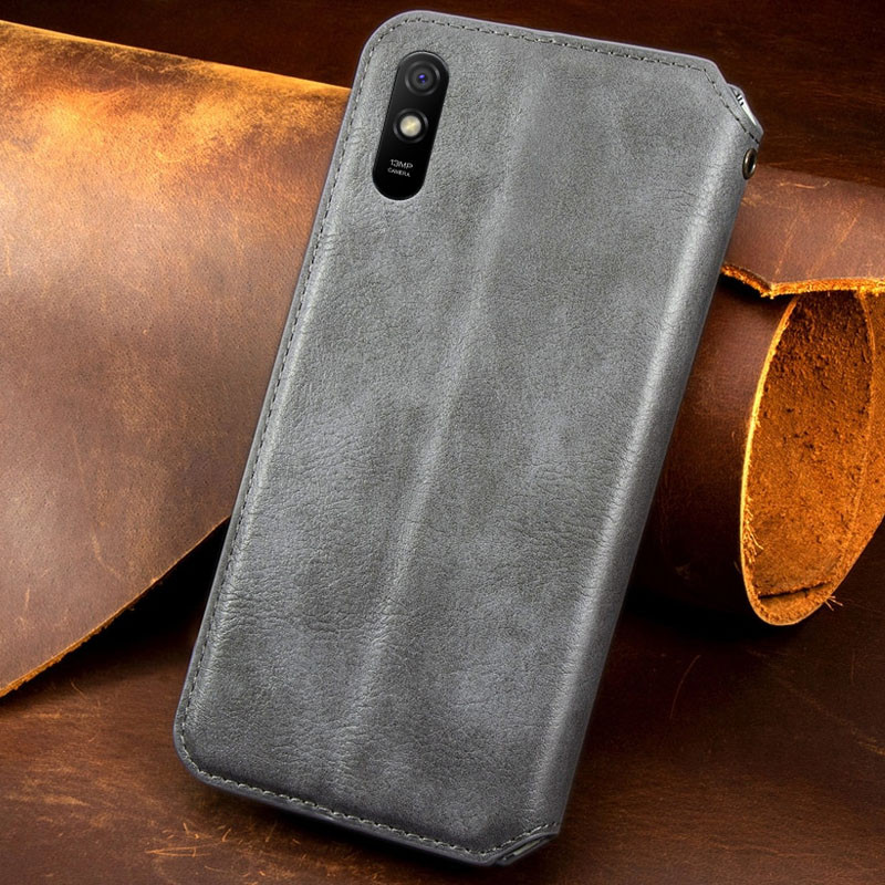 Шкіряний чохол книжка GETMAN Cubic (PU) для Xiaomi Redmi 9A | Фотографія №4 Шкіряний чохол книжка GETMAN Cubic (PU) для Xiaomi Redmi 9A | на малюнкі №4