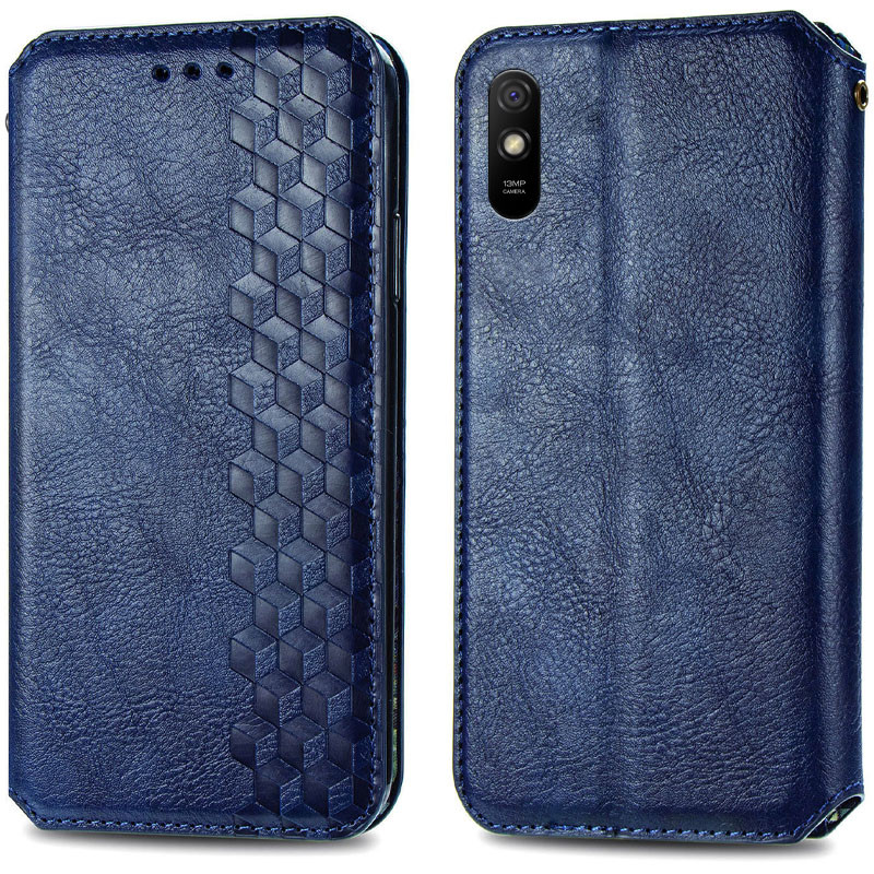 Шкіряний чохол книжка GETMAN Cubic (PU) для Xiaomi Redmi 9A | Фотографія №2 Шкіряний чохол книжка GETMAN Cubic (PU) для Xiaomi Redmi 9A | на малюнкі №2