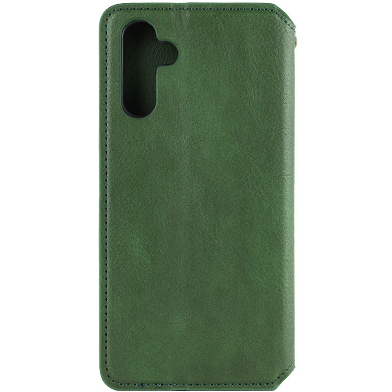 Кожаный чехол-книжка GETMAN Cubic (PU) для Samsung Galaxy A24 4G, Зеленый 1, Искусственная кожа, купить оптом с доставкой