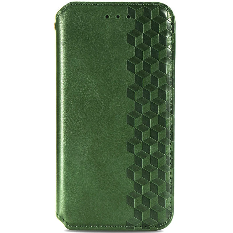 Кожаный чехол-книжка GETMAN Cubic (PU) для Samsung Galaxy A06, Зеленый, Искусственная кожа, купить оптом с доставкой